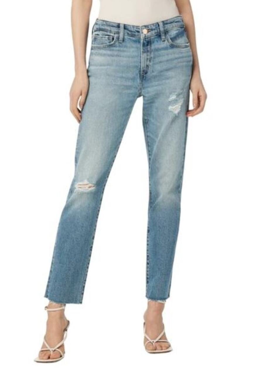 Joe's The Lara Mid Rise Cigarette Ankle Jeans